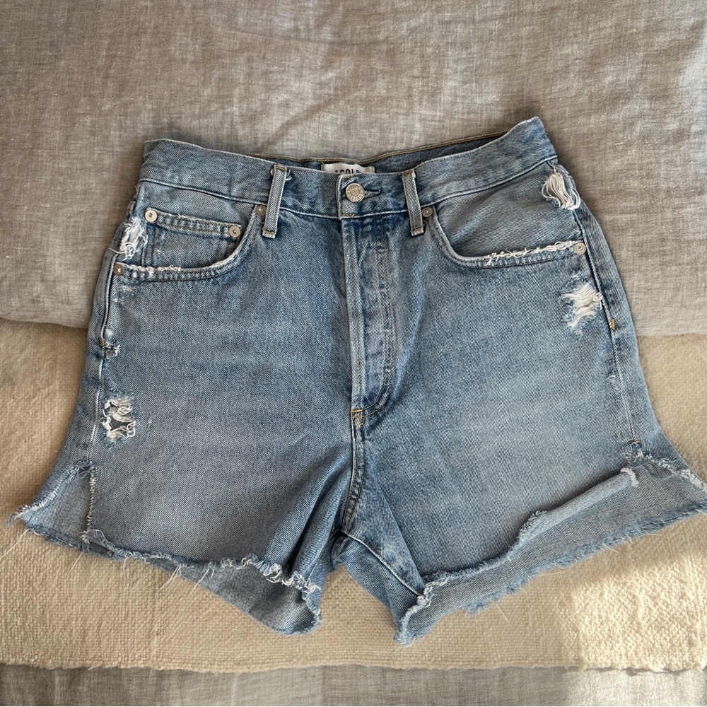 Agolde Dee ultra high rise cutoff shorts size 27